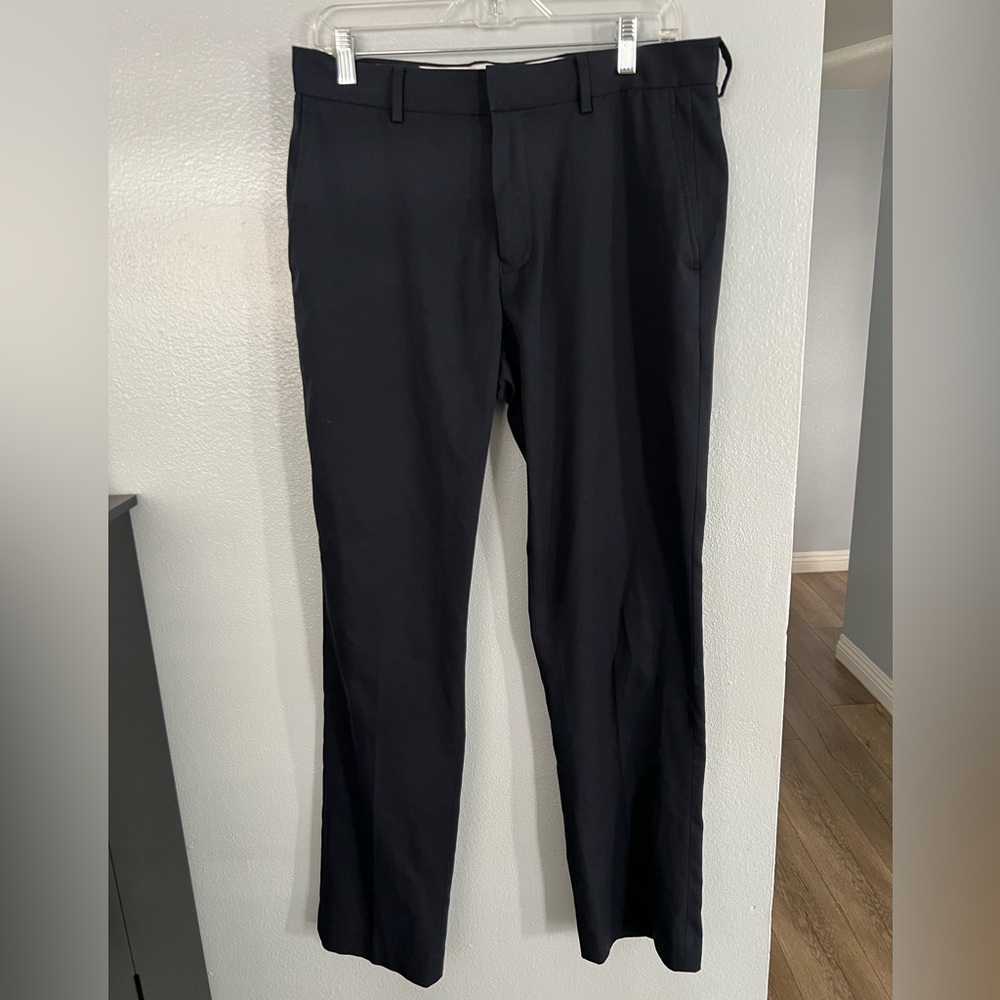 Michael Brandon Navy Blue Dress Slacks | 32 x 32